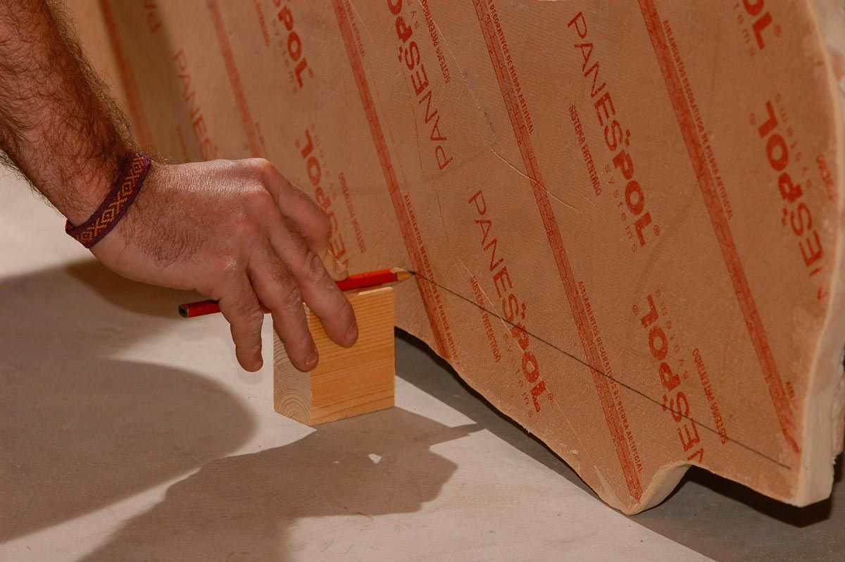 Paneles decorativos aislantes paso 2