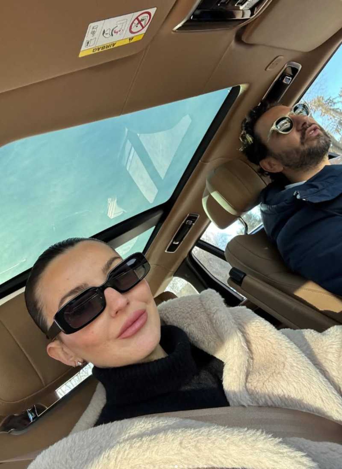 Alexandra Pereira y su marido Ghassan Fallaha.