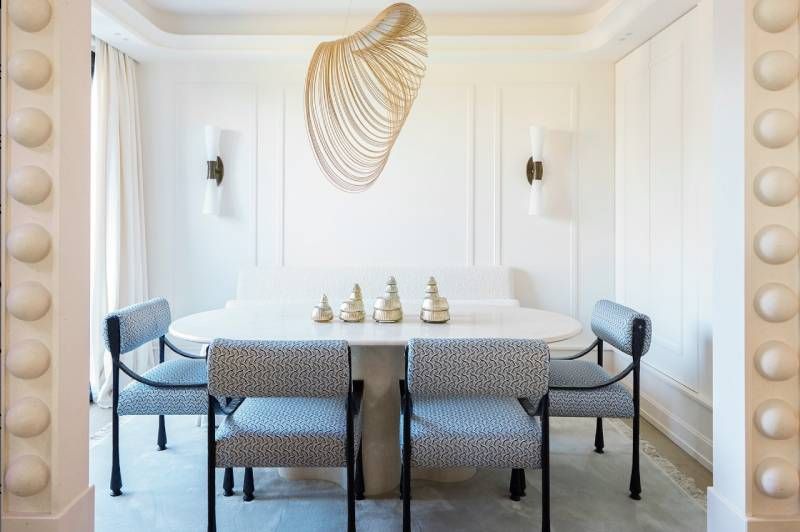 Comedor de la casa de Tamara Falcó.