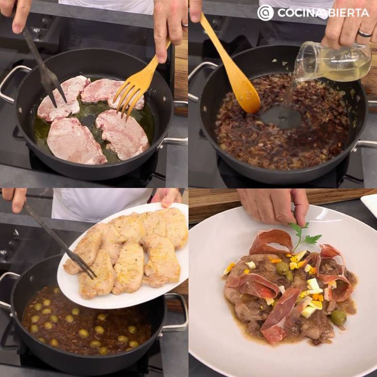 lomo a la baturra receta aragonesa pasos