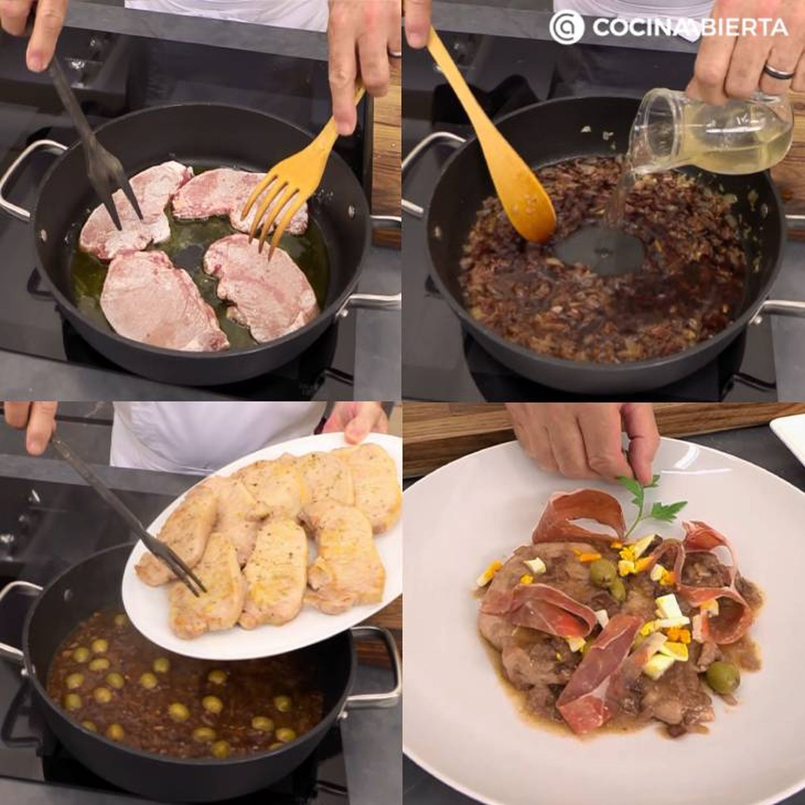 lomo a la baturra receta aragonesa pasos