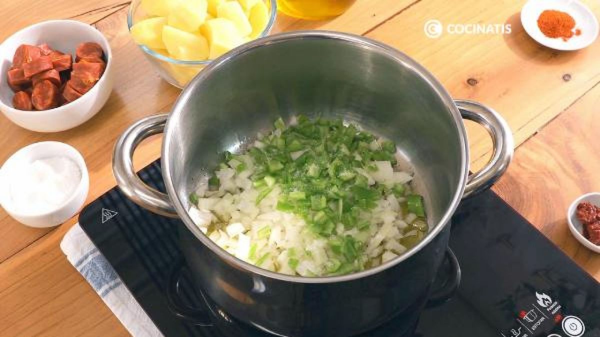 Patatas a la riojana   Paso 2