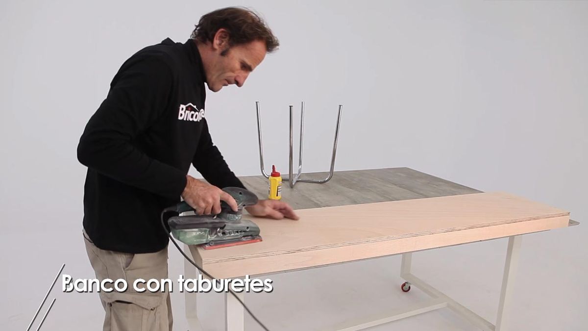 brico 1016 briconsejo 1 hacer banco con taburetes paso 5