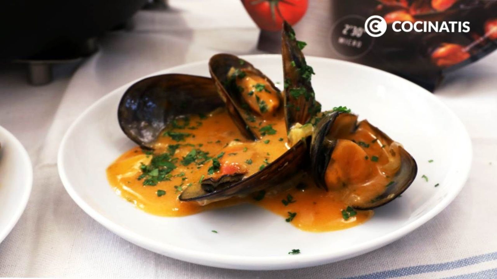 receta mejillones a la crema