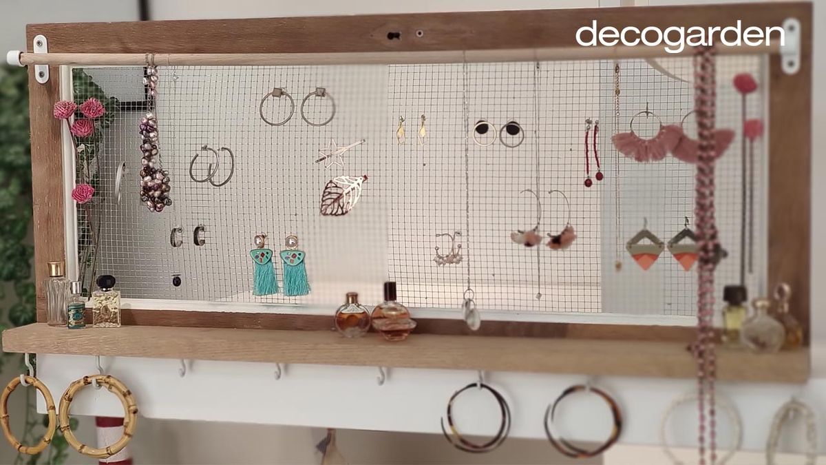 como hacer joyero pared 3