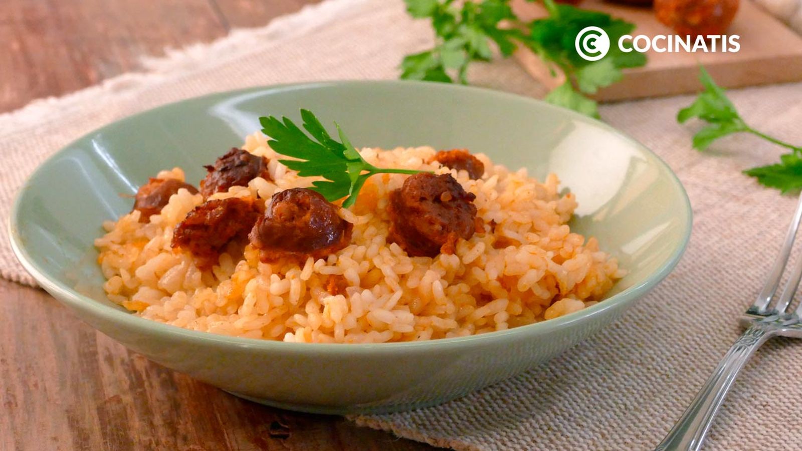 Receta de arroz con chorizo al horno