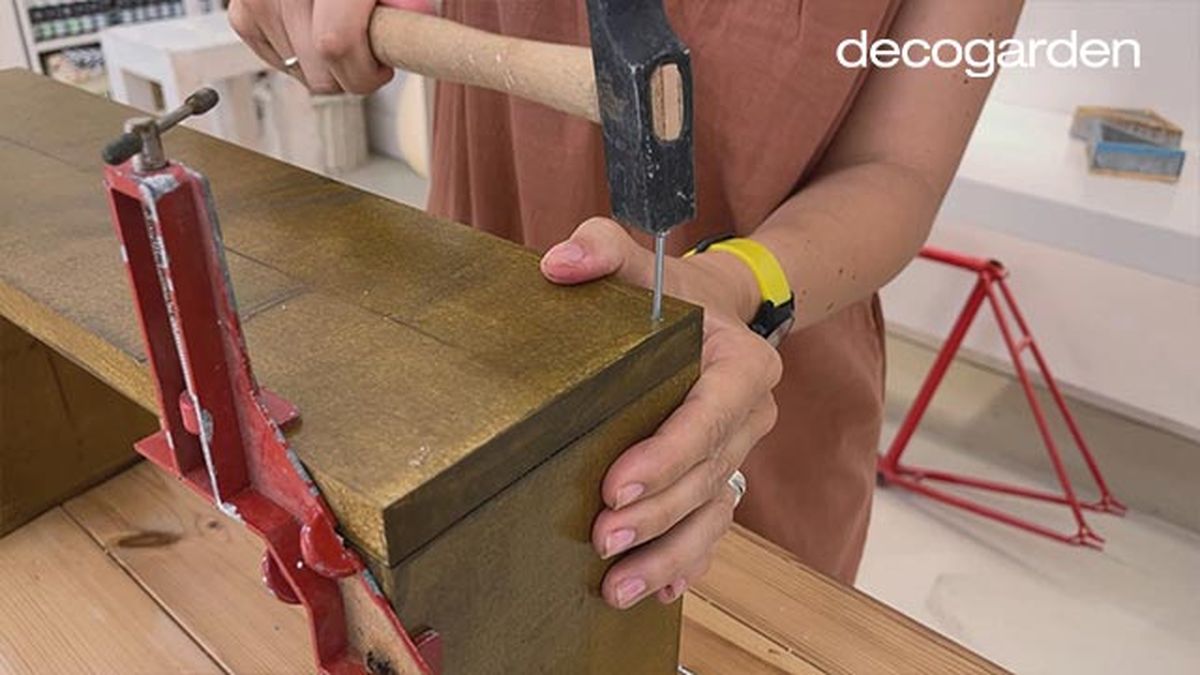 florero madera botellas recicladas paso 10