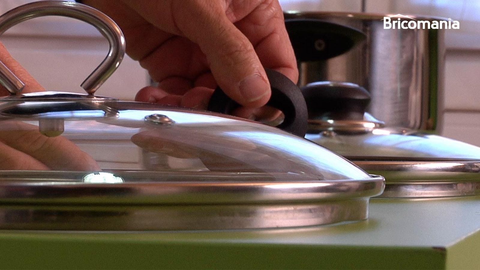 Solución para una asa de una tapa