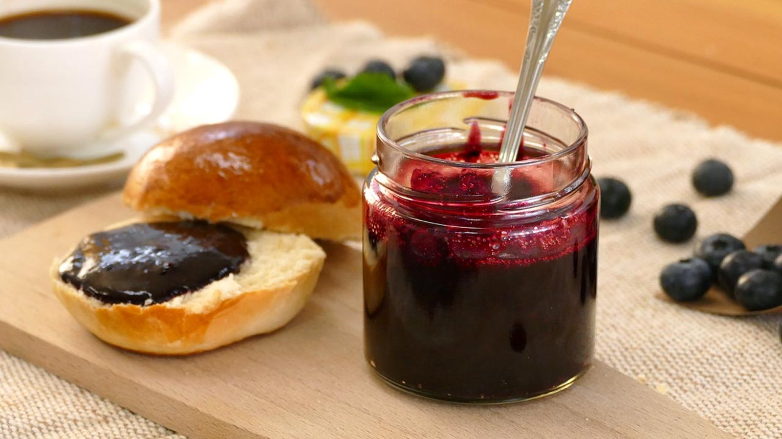 Receta de mermelada de arándanos (sin azúcar)