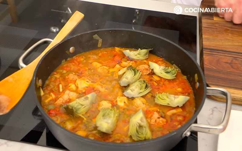 Agrega las verduras