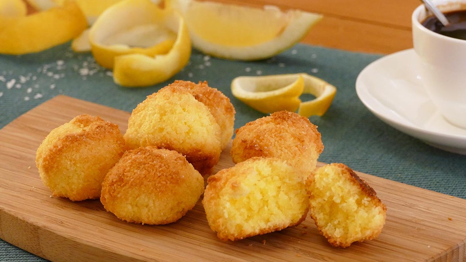 Receta de coquitos, cocadas o sultanas de coco