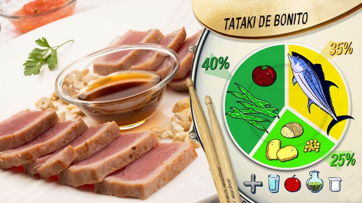 tataki de bonito plato