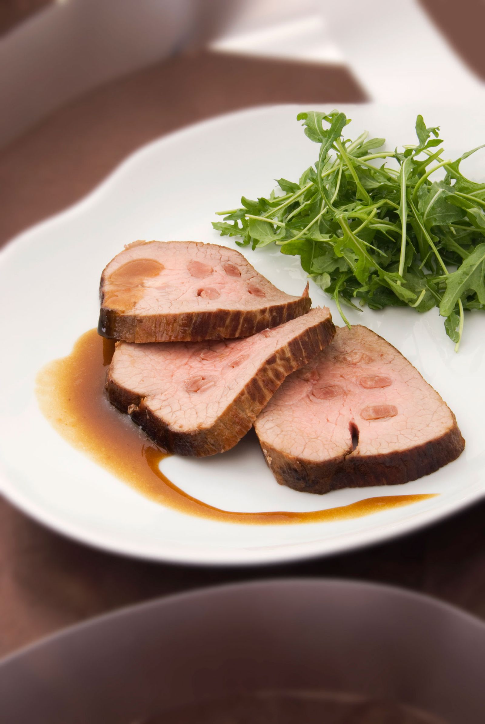 Redondo mechado con jamón