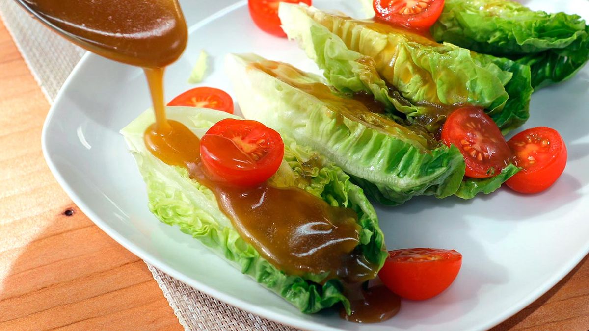 Recopilatorio de salsas fáciles para acompañar platos de pescado  vinagreta de mostaza y miel