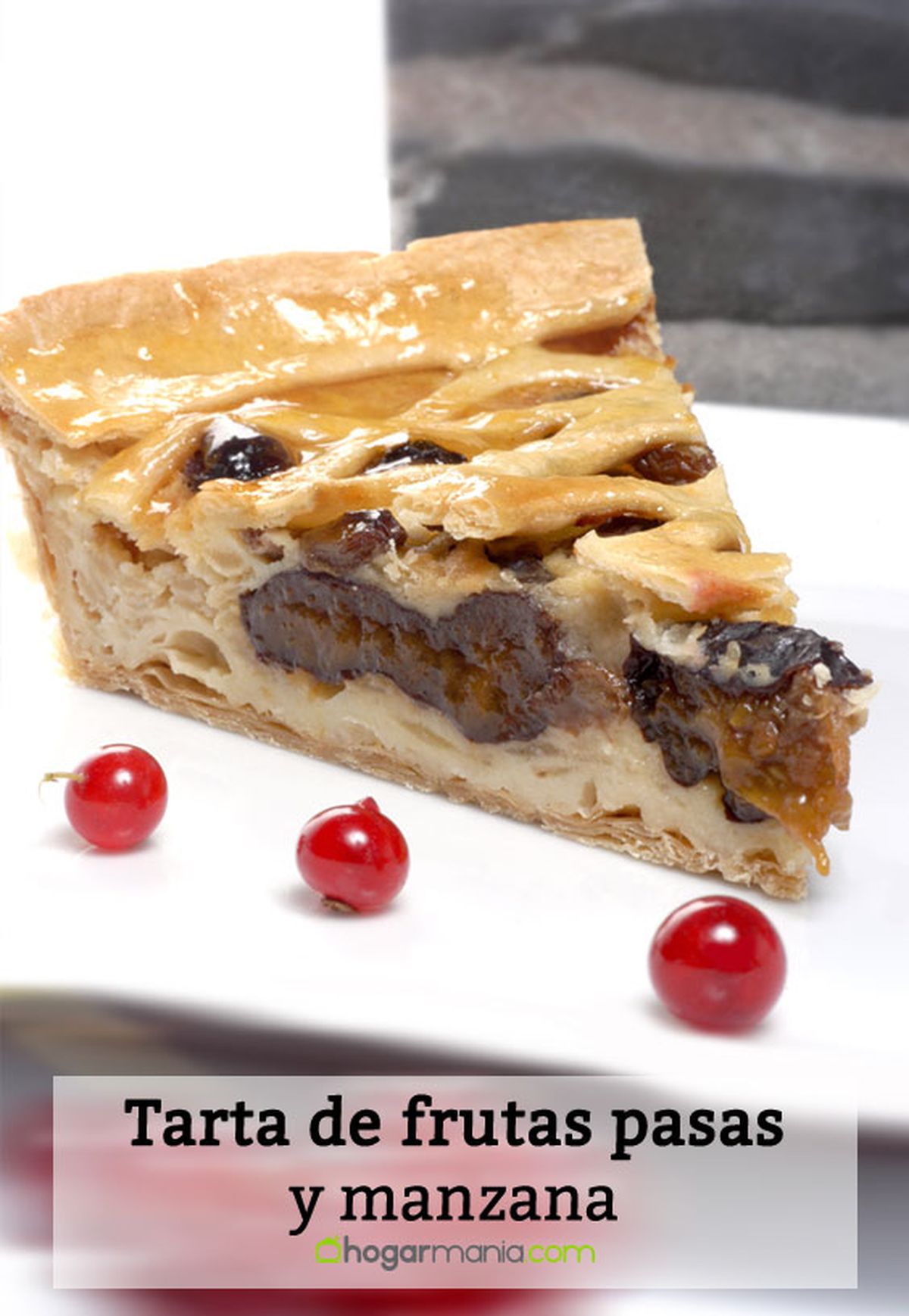 tarta frutas pasas manzana pin