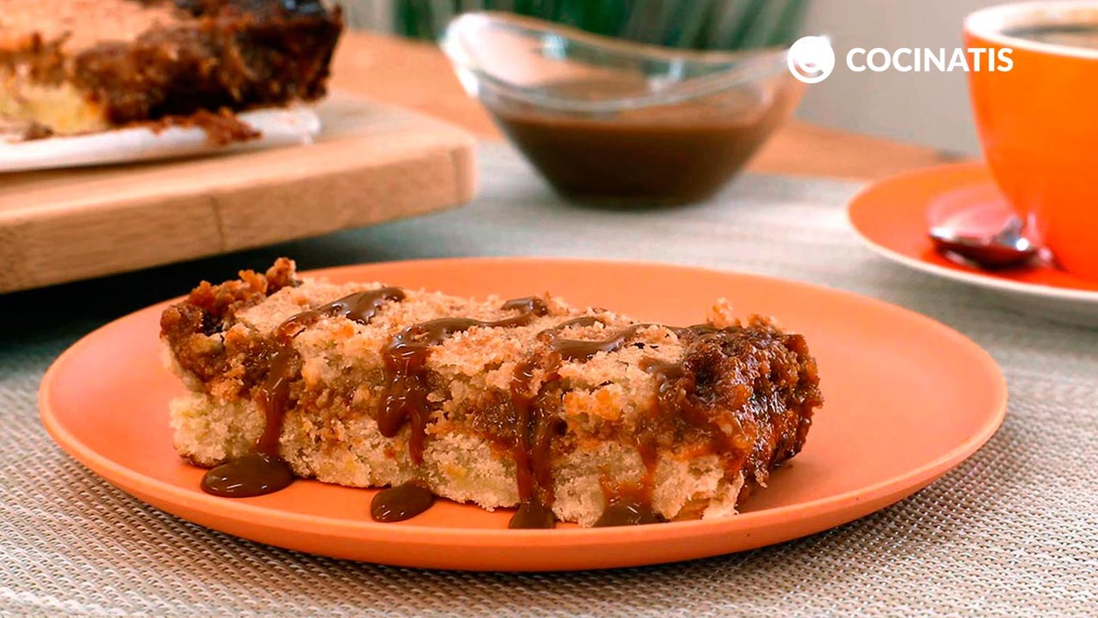 Receta de tarta de coco y dulce de leche