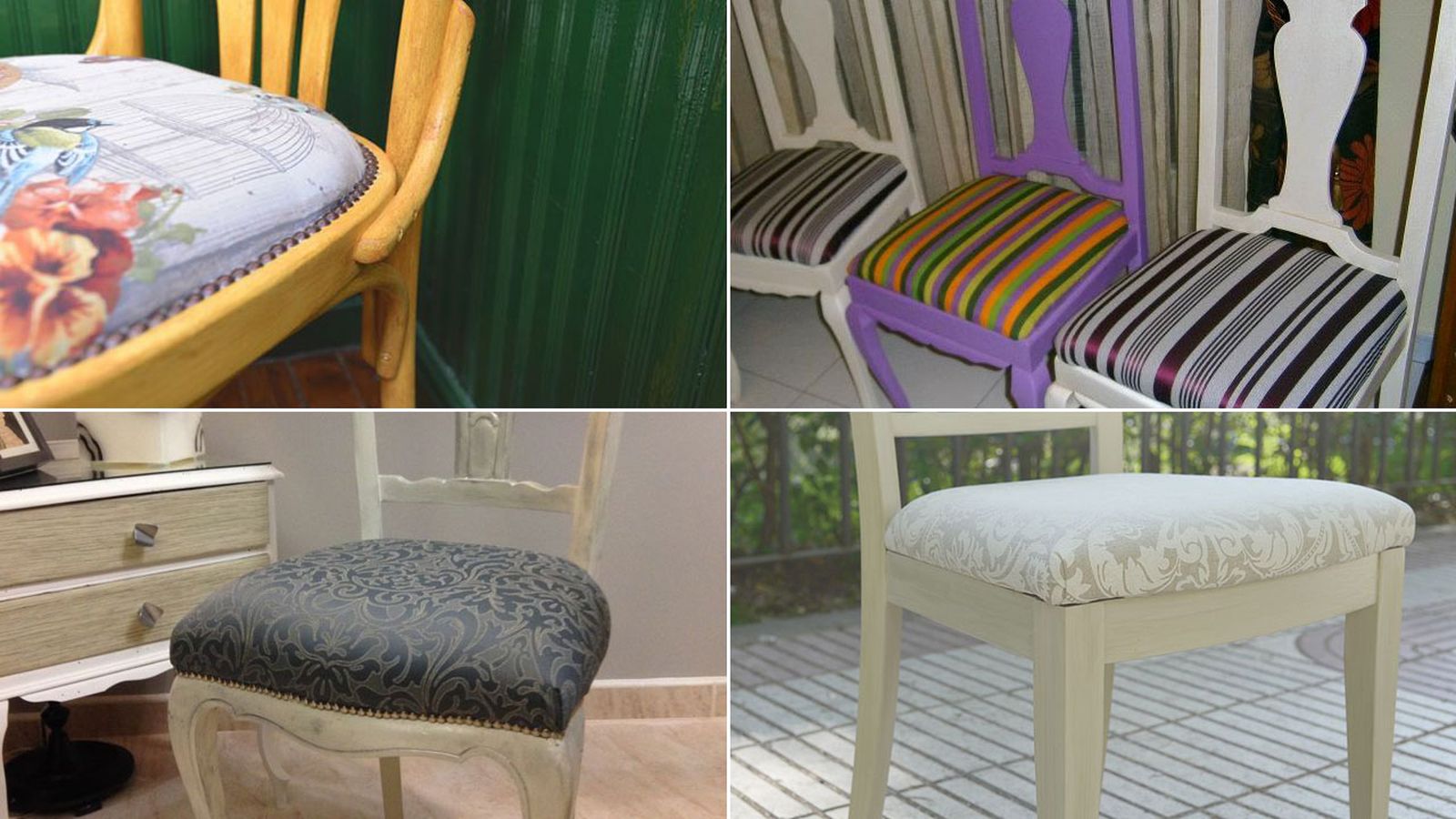 Trabajos de la Comunidad de decoración sobre cómo restaurar sillas