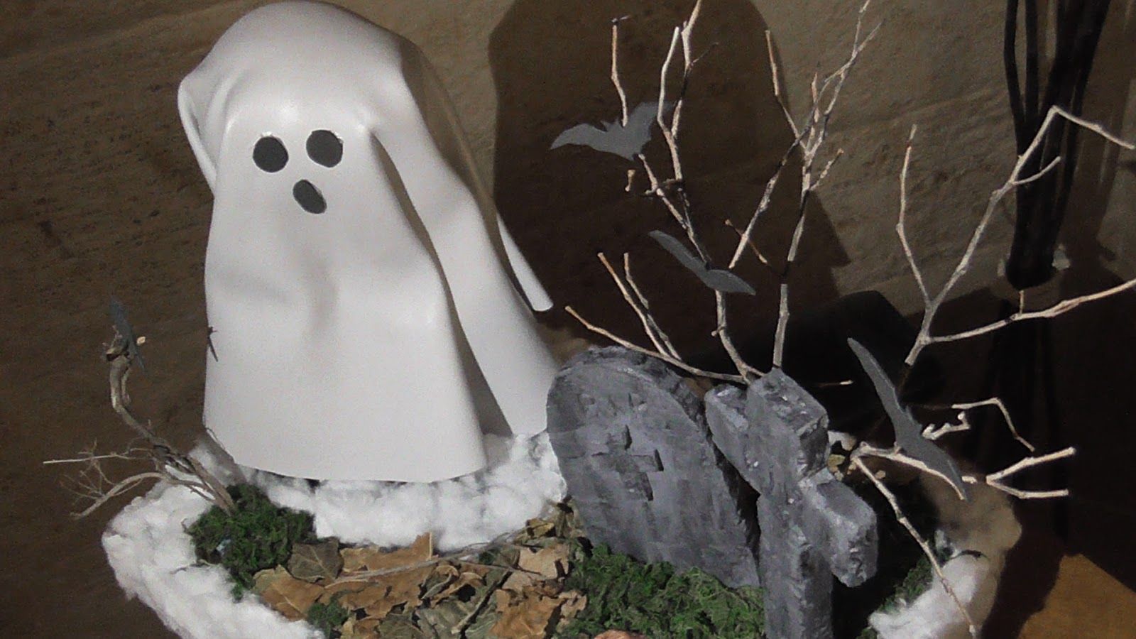 centro de mesa para Halloween comunidad manualidades