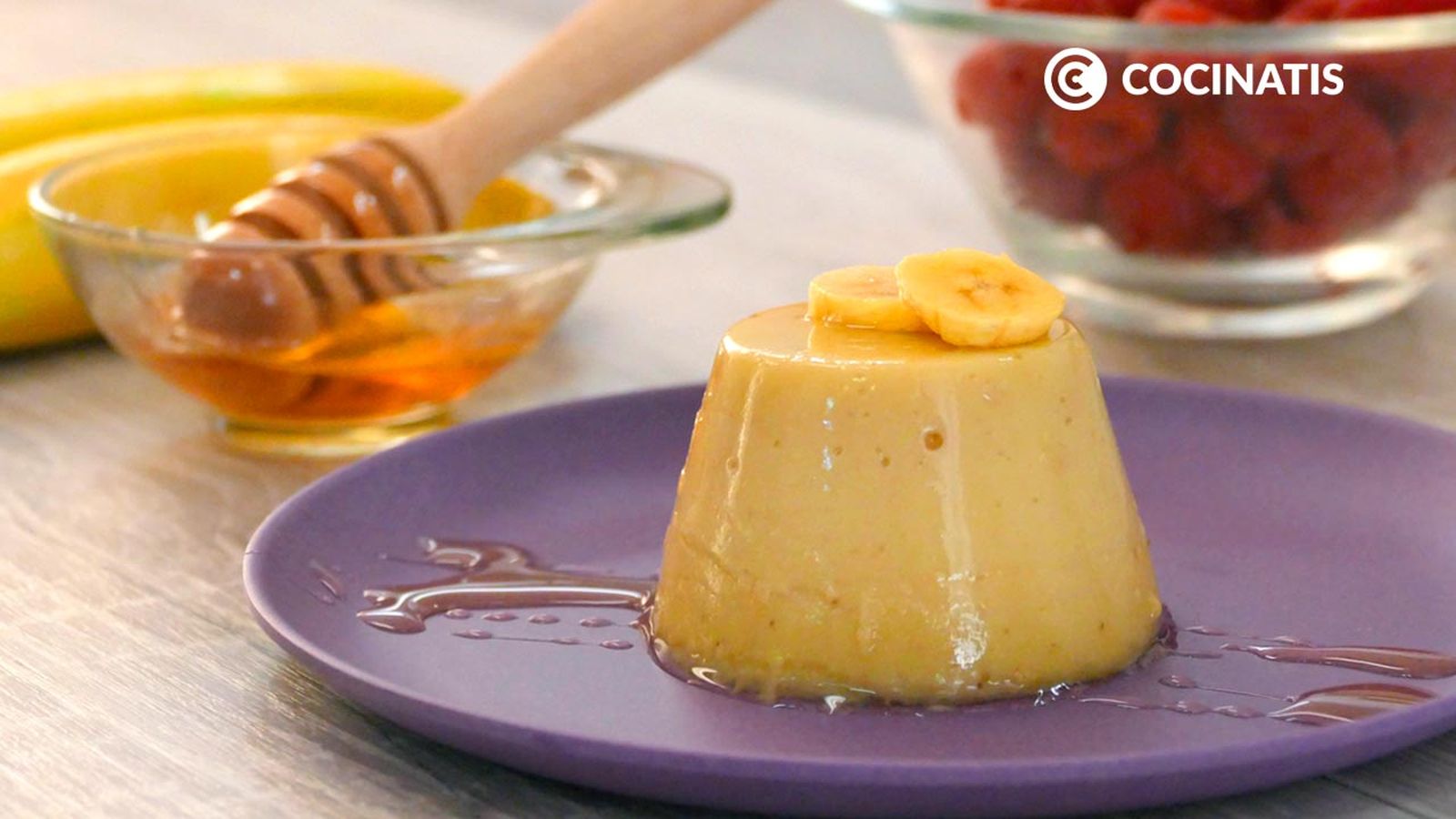 Receta de flan de plÃ¡tano
