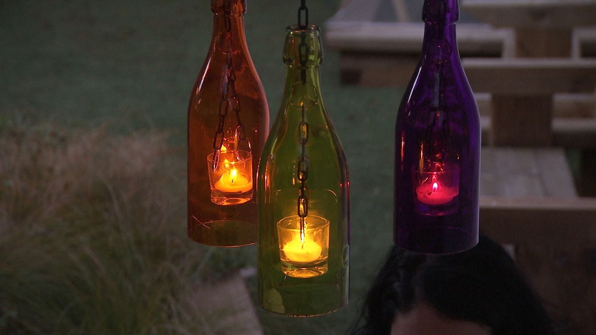 Botellas luminosas