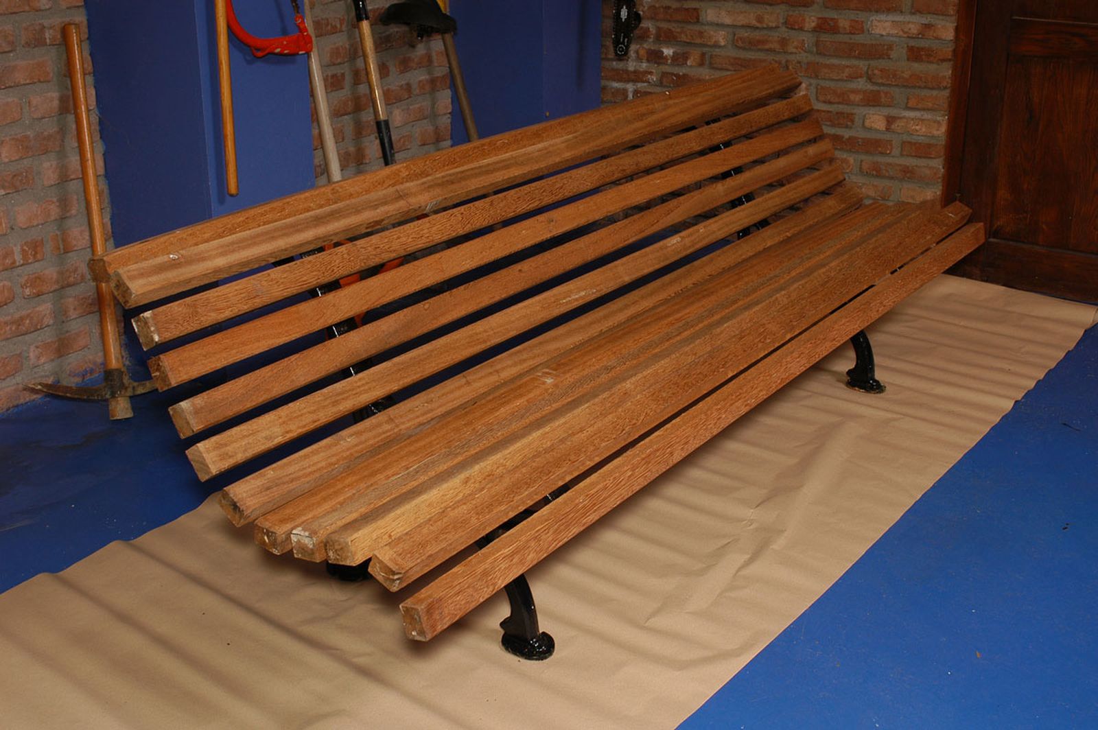 Barnizar banco de exterior