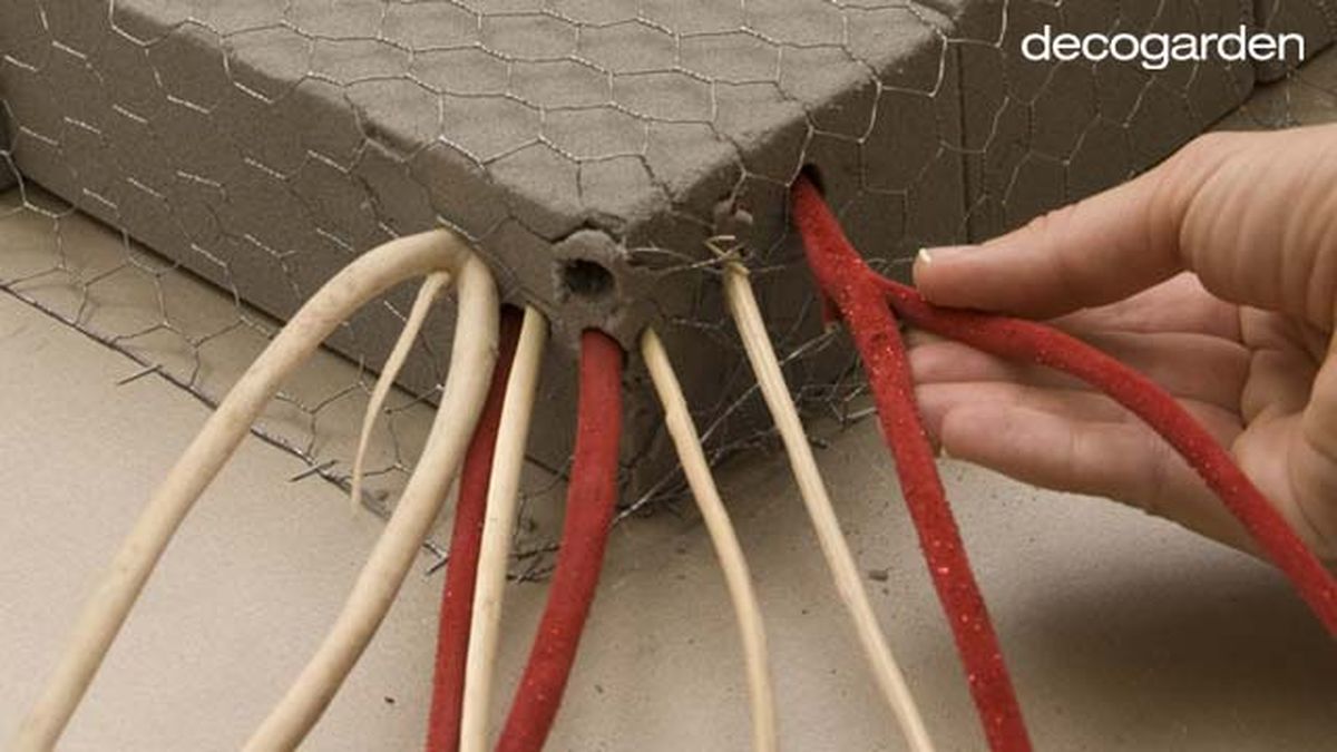 adorno navideno para decorar la pared paso 4