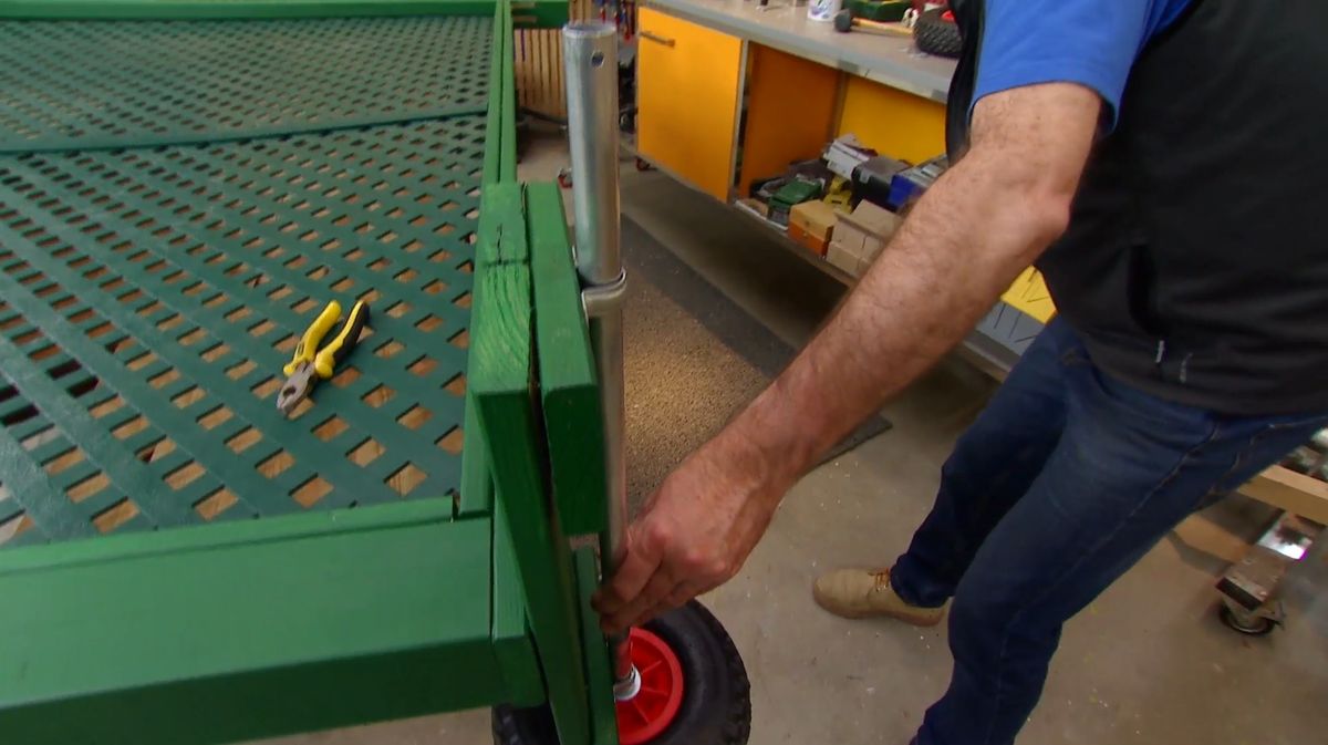 Cómo hacer una celosía móvil paso 12