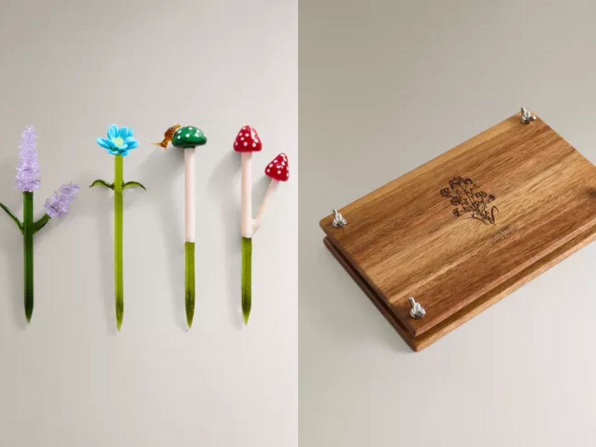 Accesorios decorativos y prensa flores / Fotos: Zara Home