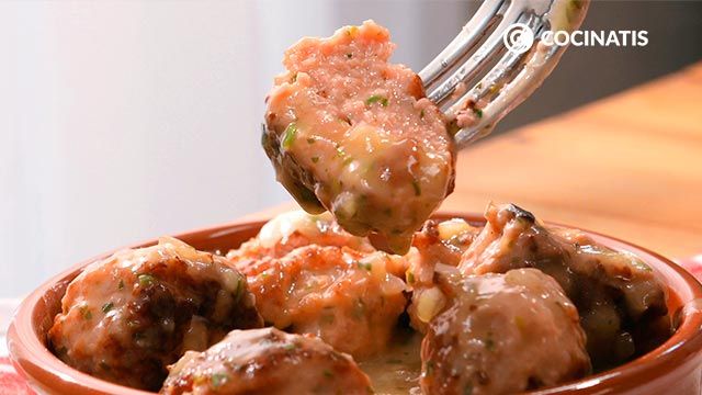 Albóndigas de pollo   Paso 5