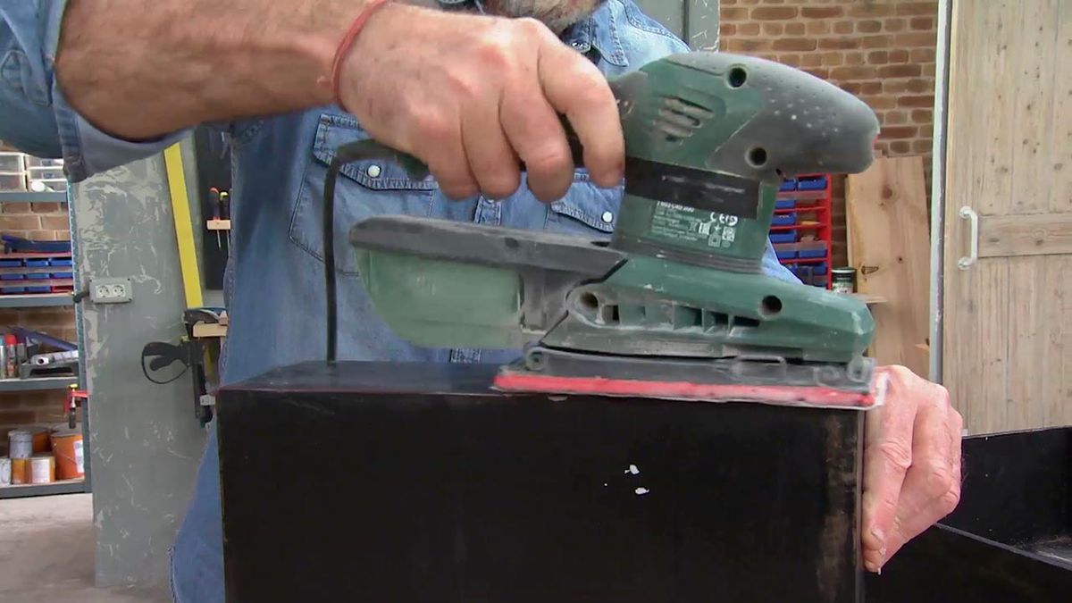 Como reciclar y decorar un sinfonier paso 3