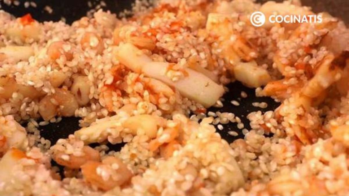 Receta de arroz del señoret o senyoret  paso 5