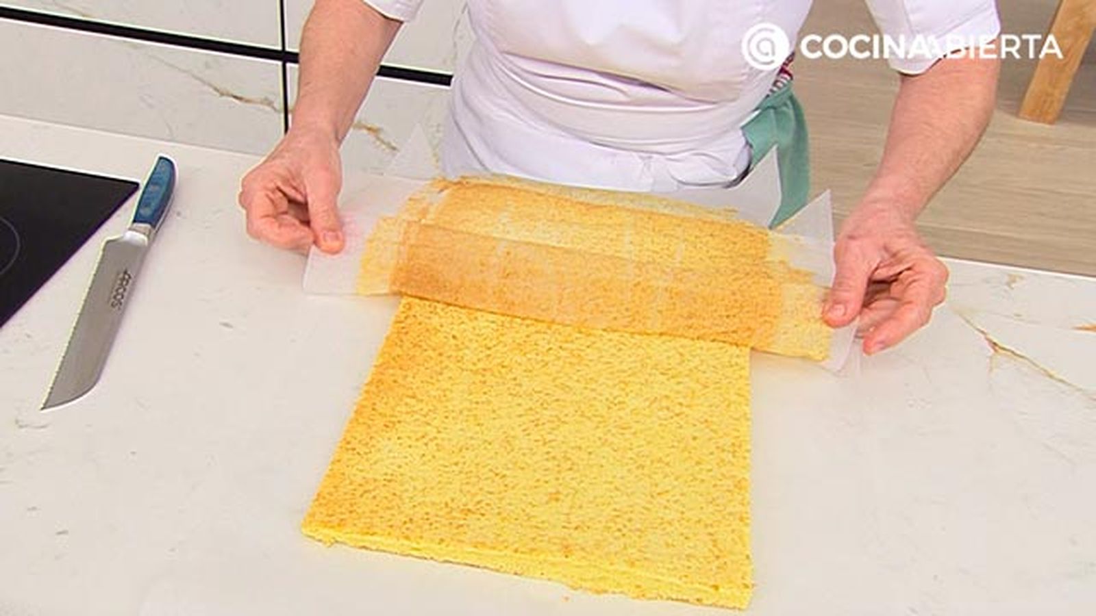 bizcocho esponjoso rellenar trucos eva arguinano paso6