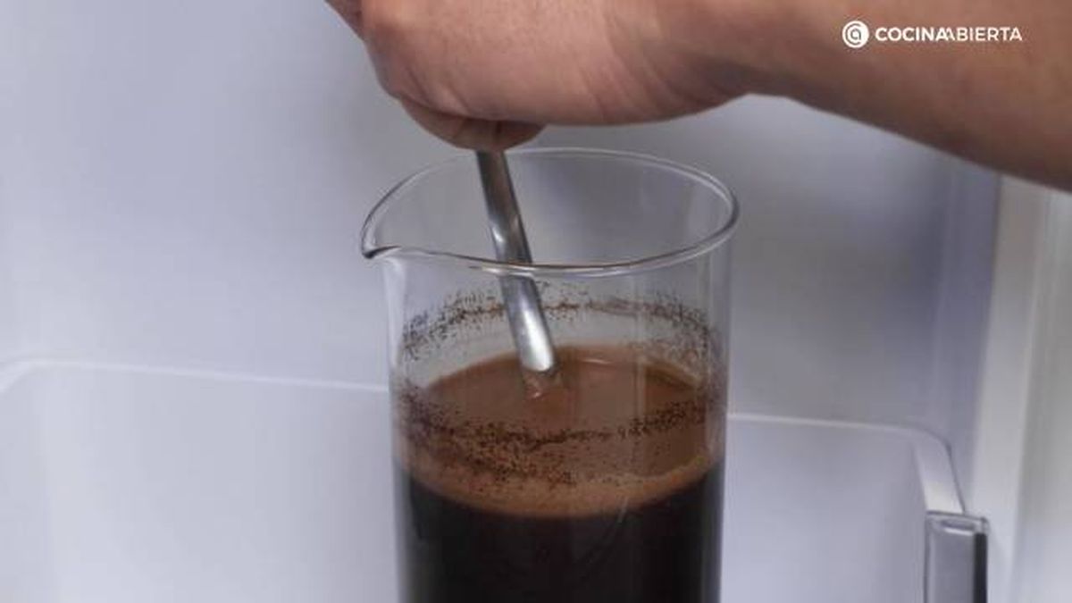 Marcilla cold brew paso 3