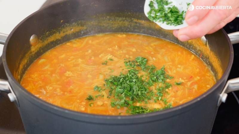 harira sopa marroqui receta paso6