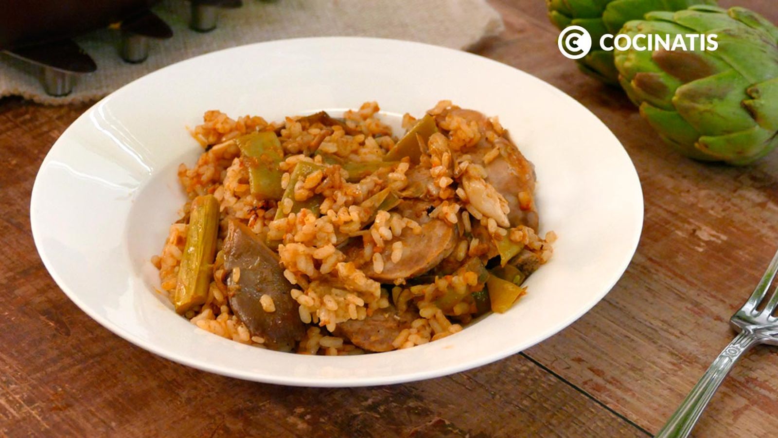 Receta de arroz brut con carne y especias