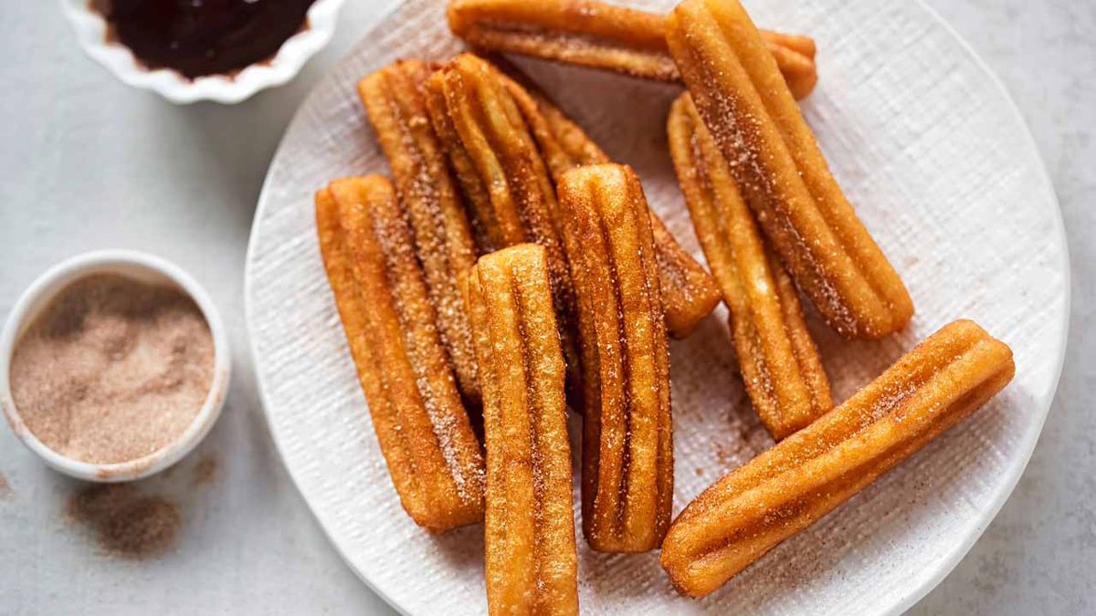 como hacer churros caseros sin churrera receta