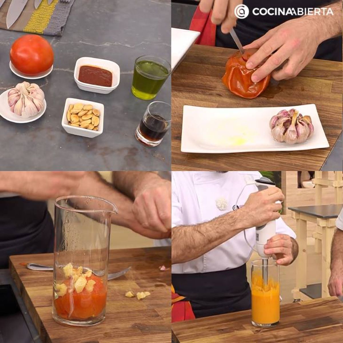 salsa romesco receta pasos