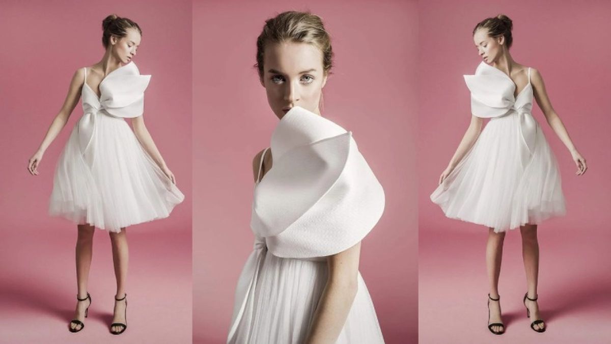 Vestido corto de novia / Fotos: Shophie et Voilà