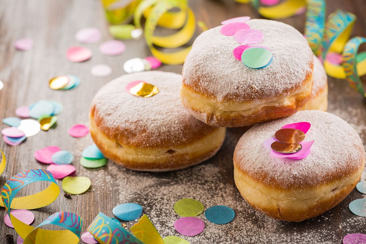 cocina recetas postres berlinesas o krapfen de carnaval