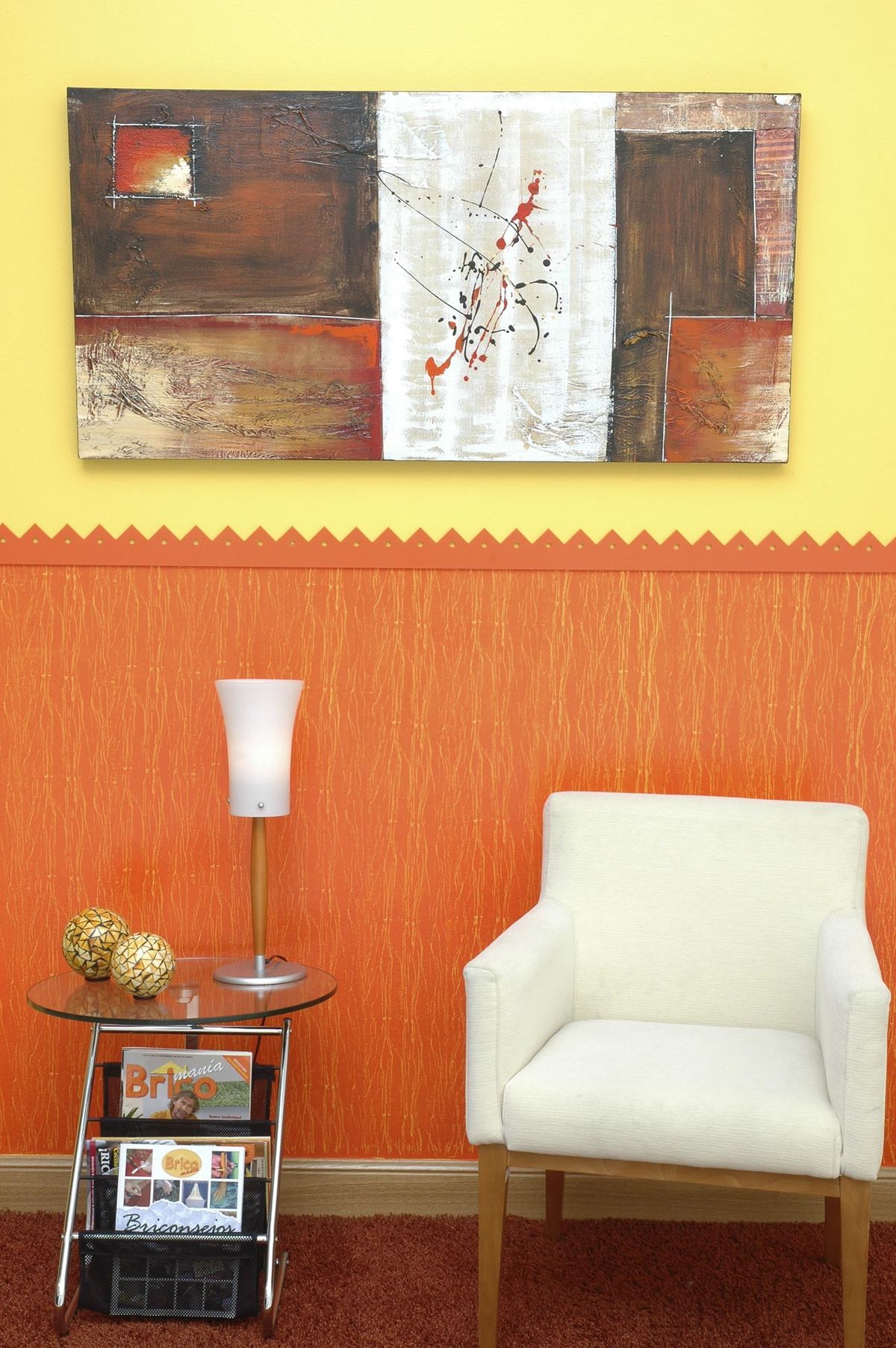 Efecto rayado en pintura