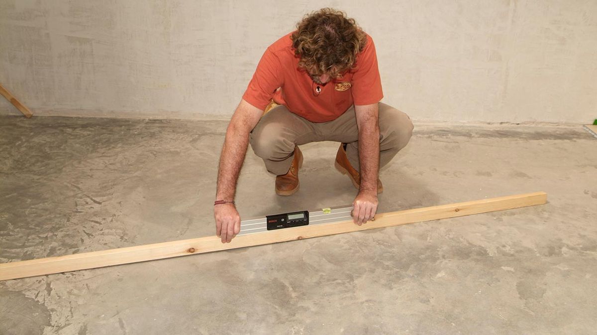 Revestir suelo con gres sin obra paso 1