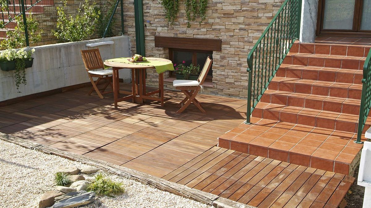 Revestir suelo de terraza