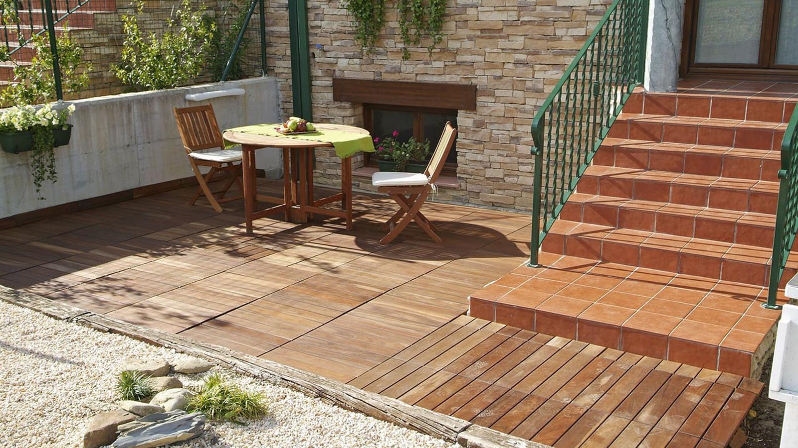 Revestir suelo de terraza