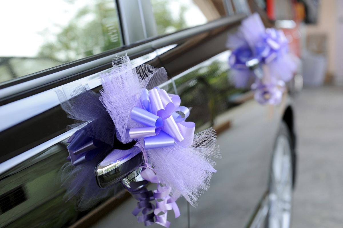 Cómo decorar el coche para una boda   2