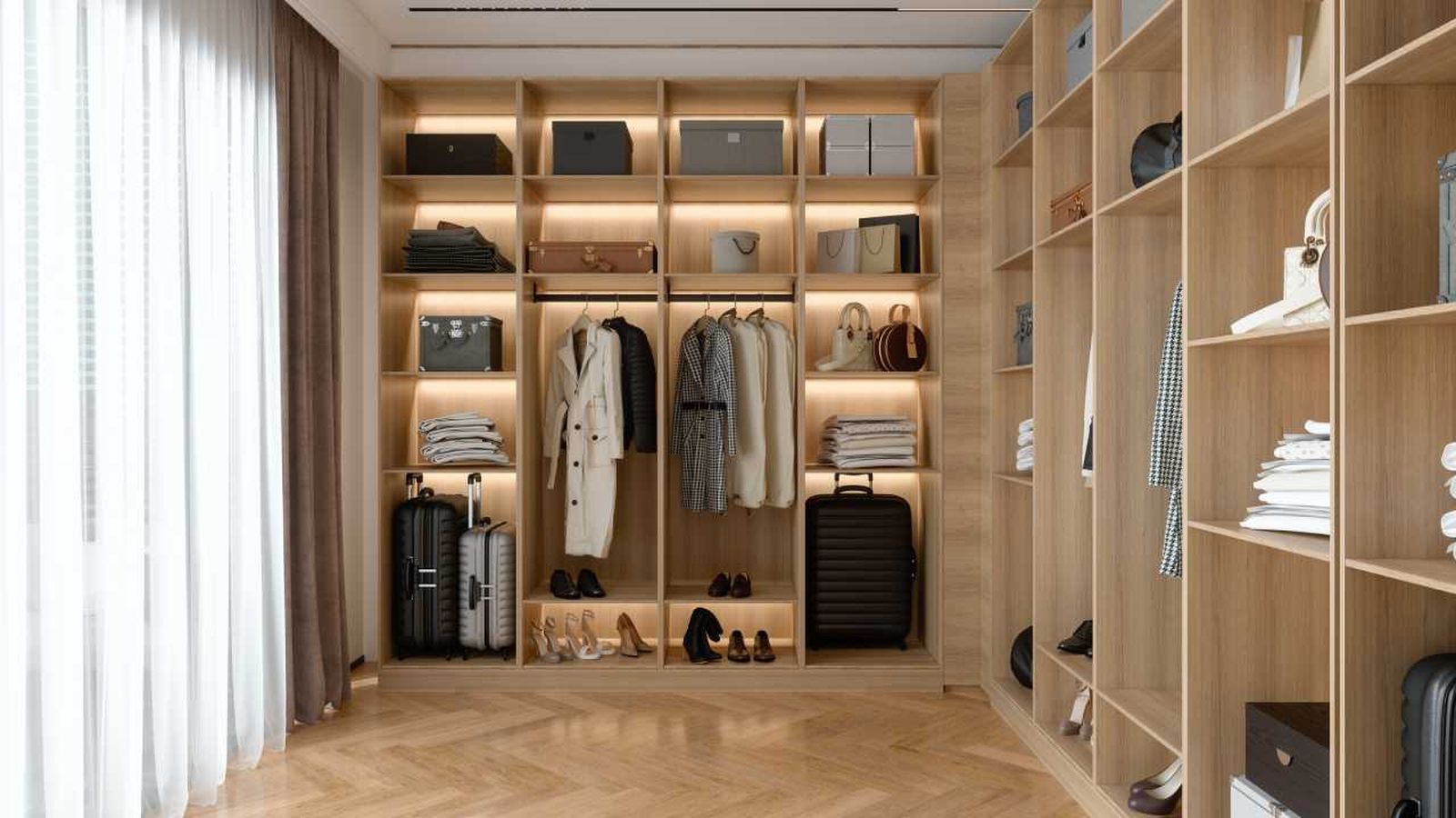 tipos de vestidores xl