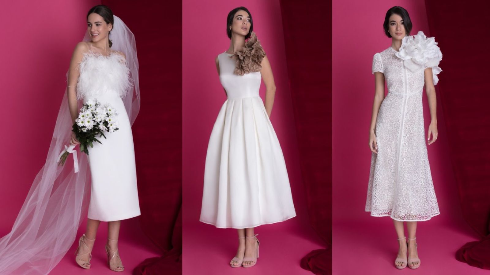 Vestidos cortos de novia / Fotos: Matilde Cano