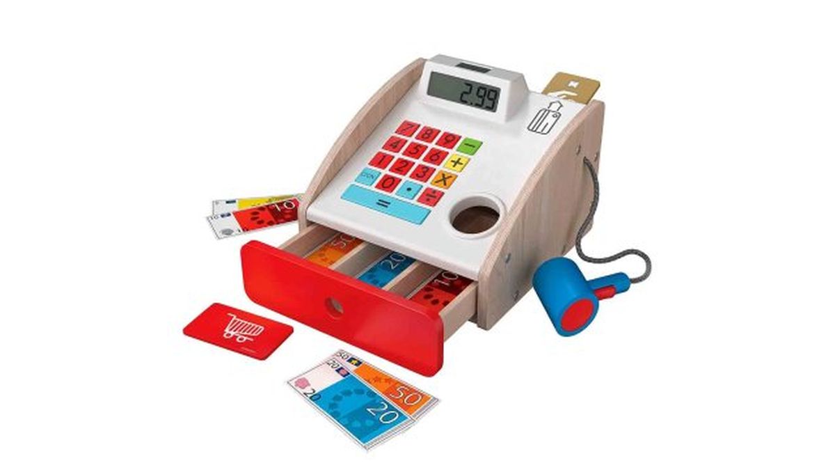 juguetes mas vendidos lidl caja registradora plastico