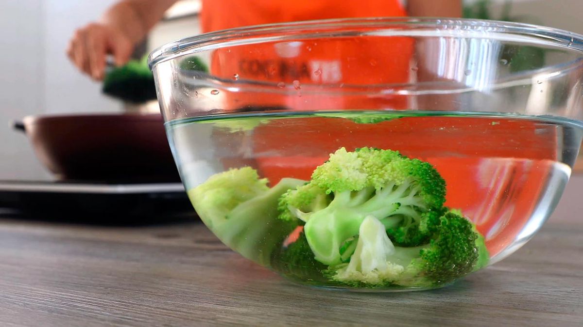 Receta de lubina a la plancha con verduras  paso 2