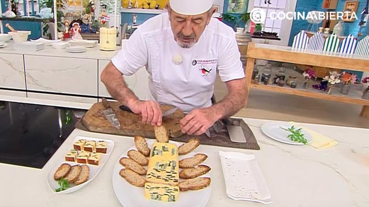 Pastel de judías verdes y salmón (al horno) por Karlos Arguiñano: ¡un entrante para compartir muy fácil de hacer!   paso 6