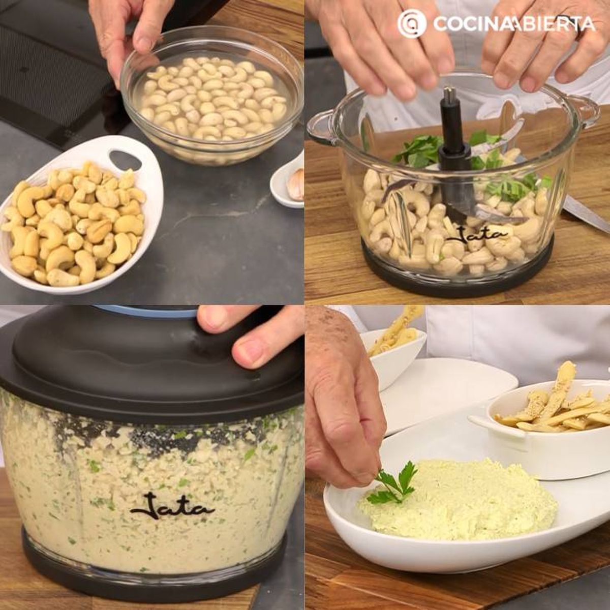 pate de anacardos receta pasos